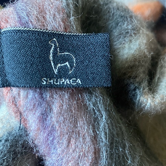 Shupaca Alpaca Wool Blend Stripe Scarf - Picture 3 of 5